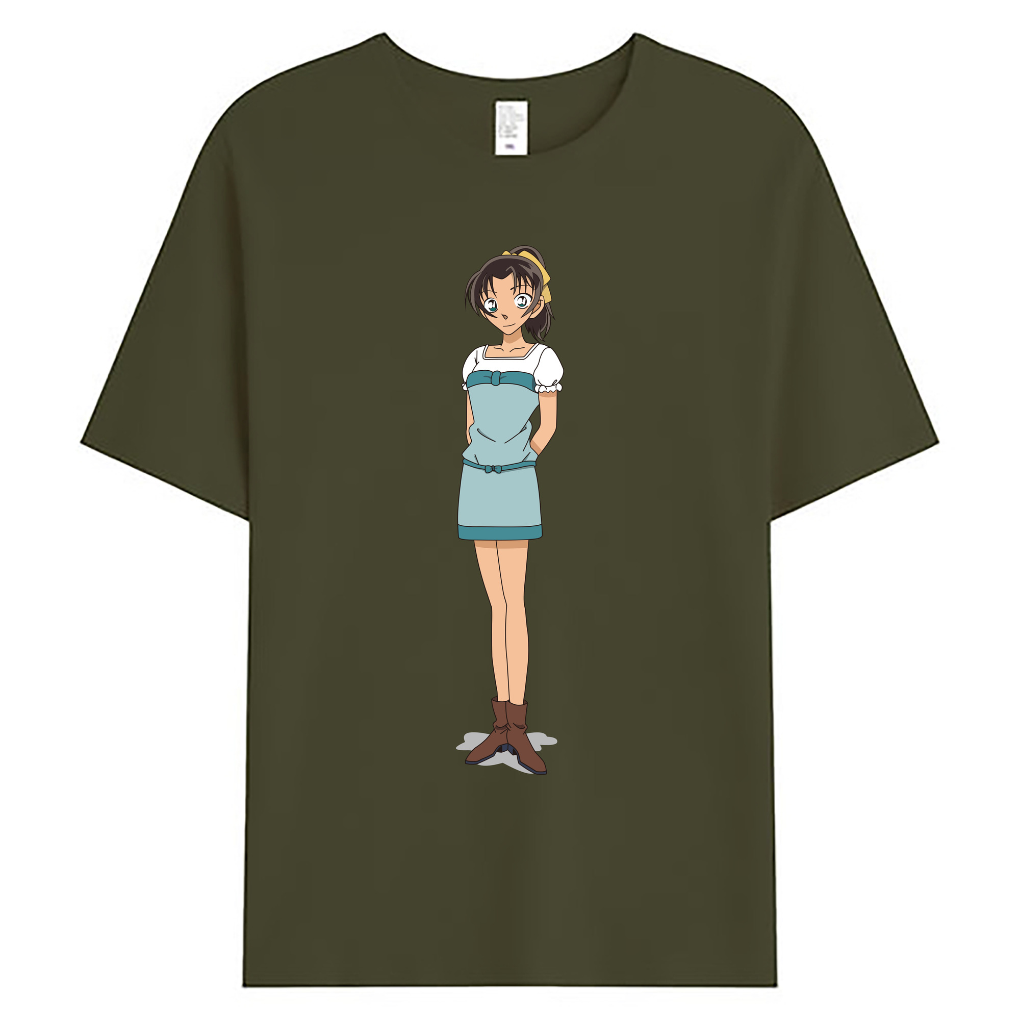 （画像用） 名探偵コナン Detective Conan 綿100％ メンズ半袖Tシャツ｜肌触りやわらか＆通気性